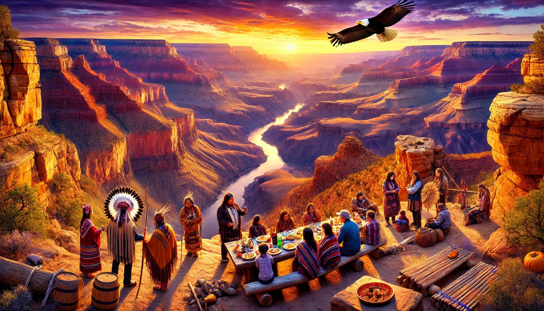 গ্র্যান্ড ক্যানিয়ন:  - Happy Vacation এর সাথে সৌন্দর্য, রহস্য ও অ্যাডভেঞ্চারের এক মহাসমারোহ