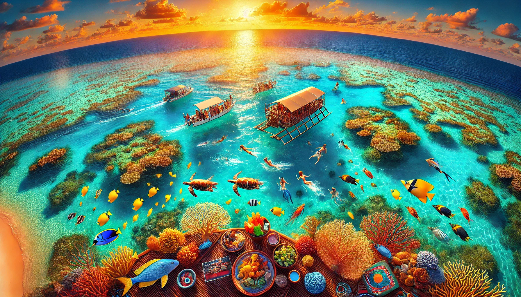 গ্রেট ব্যারিয়ার রিফ: সামুদ্রিক জীবপ্রেমীদের জন্য এক অবিস্মরণীয় অভিজ্ঞতা উপভোগ করুন - Happy Vacation এর সঙ্গে